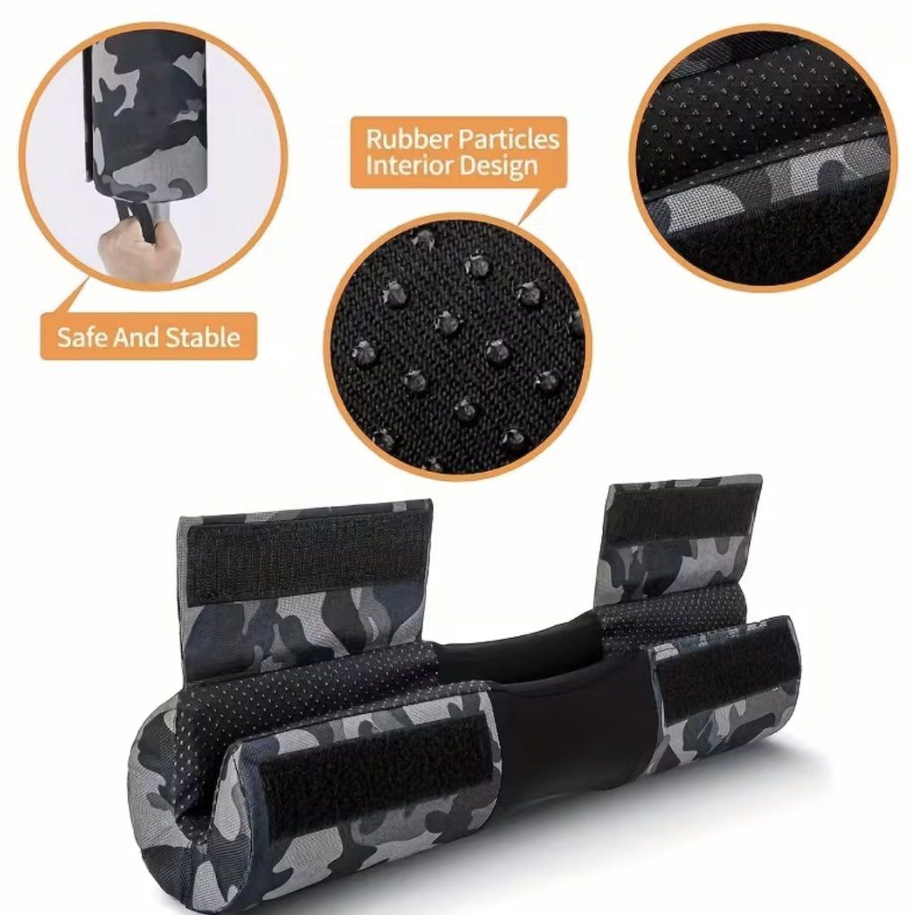 Gym Barbell Pad (Category: Weights & Dumbbells) located in Bulacan. Submitted by erinbtrc (Listing ID 1458854075, Image 2). Description: 10/10 Condition Never been used Color Marble Red No Flaw/Issue Can do Same Day Delivery (Lalamove) along Metro Manila or J&T Delivery.
