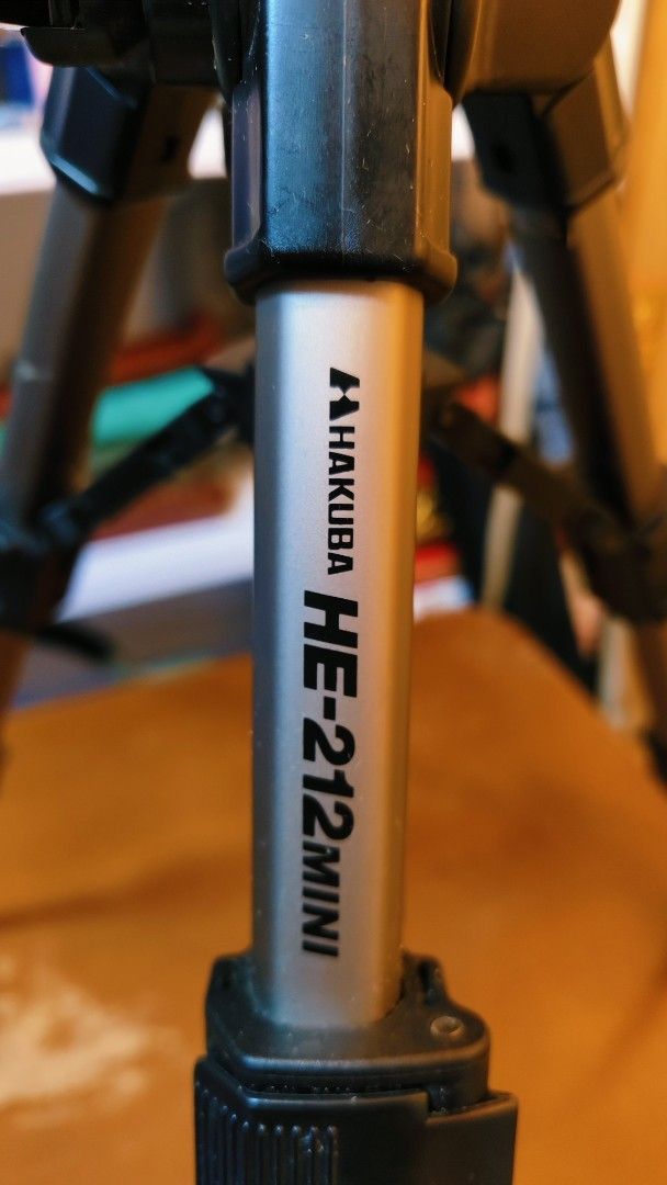 HAKUBA HE-212 MINI Tripod (Category: Tripods & Monopods) located in Bulacan. Submitted by babz30261 (Listing ID 1458805824, Image 2). Description: - Compact HAKUBA HE-212 MINI tripod - Ideal for travel and small spaces - Easy to adjust and set up - Folds down for portability - Sturdy build for its size - Achieve stable shots anywhere.