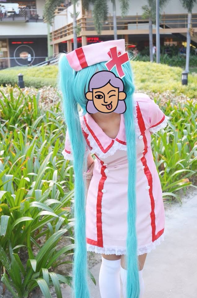 Hatsune Miku Nurse Cosplay Costume, Women's Fashion, Dresses & Sets ...