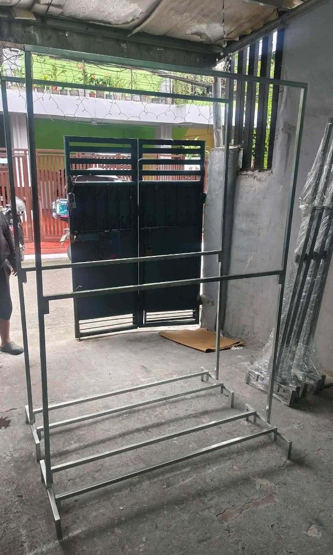 Heavy duty sampayan (Category: Clothes Drying Rack) located in Manila. Submitted by joydolor (Listing ID 1458813920, Image 3). Description: 🔥 HEAVY DUTY 2 LAYER SAMPAYAN 🔥 ✅ Length 120cm ✅ Height 180cm ✅Brandnew ✅ SPACE SAVER ✅All metal sampayan ✅Collapsible ✅Heavy duty ✅Condo type ✅ UKAY UKAY RACK ✅Good quality ✅Metal frame tubular.