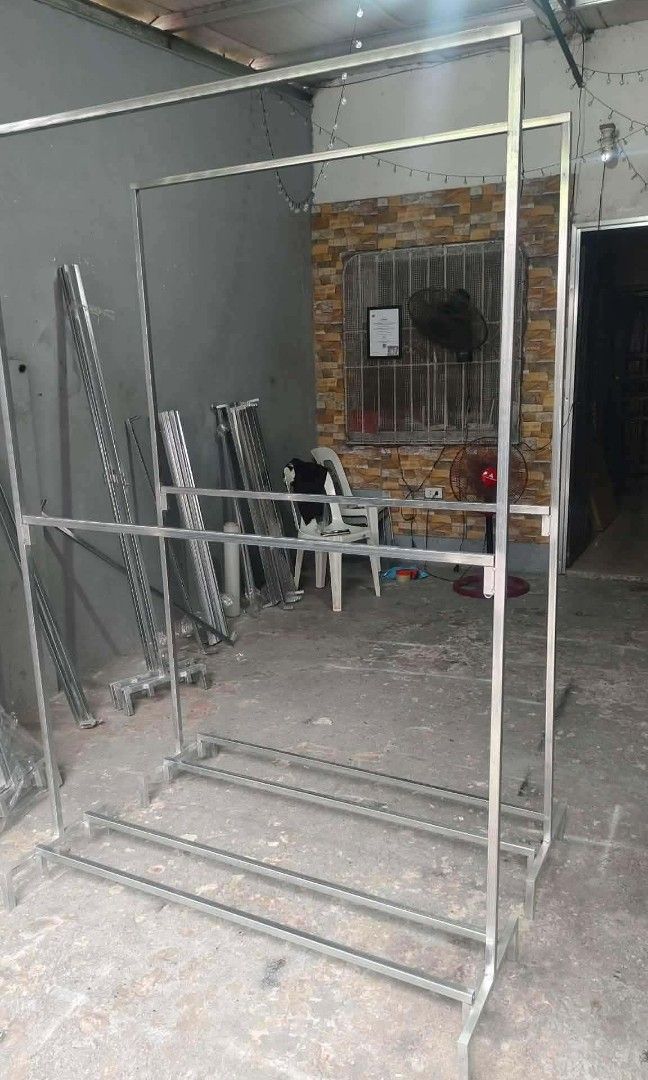Heavy duty sampayan (Category: Clothes Drying Rack) located in Manila. Submitted by joydolor (Listing ID 1458813920, Image 2). Description: 🔥 HEAVY DUTY 2 LAYER SAMPAYAN 🔥 ✅ Length 120cm ✅ Height 180cm ✅Brandnew ✅ SPACE SAVER ✅All metal sampayan ✅Collapsible ✅Heavy duty ✅Condo type ✅ UKAY UKAY RACK ✅Good quality ✅Metal frame tubular.