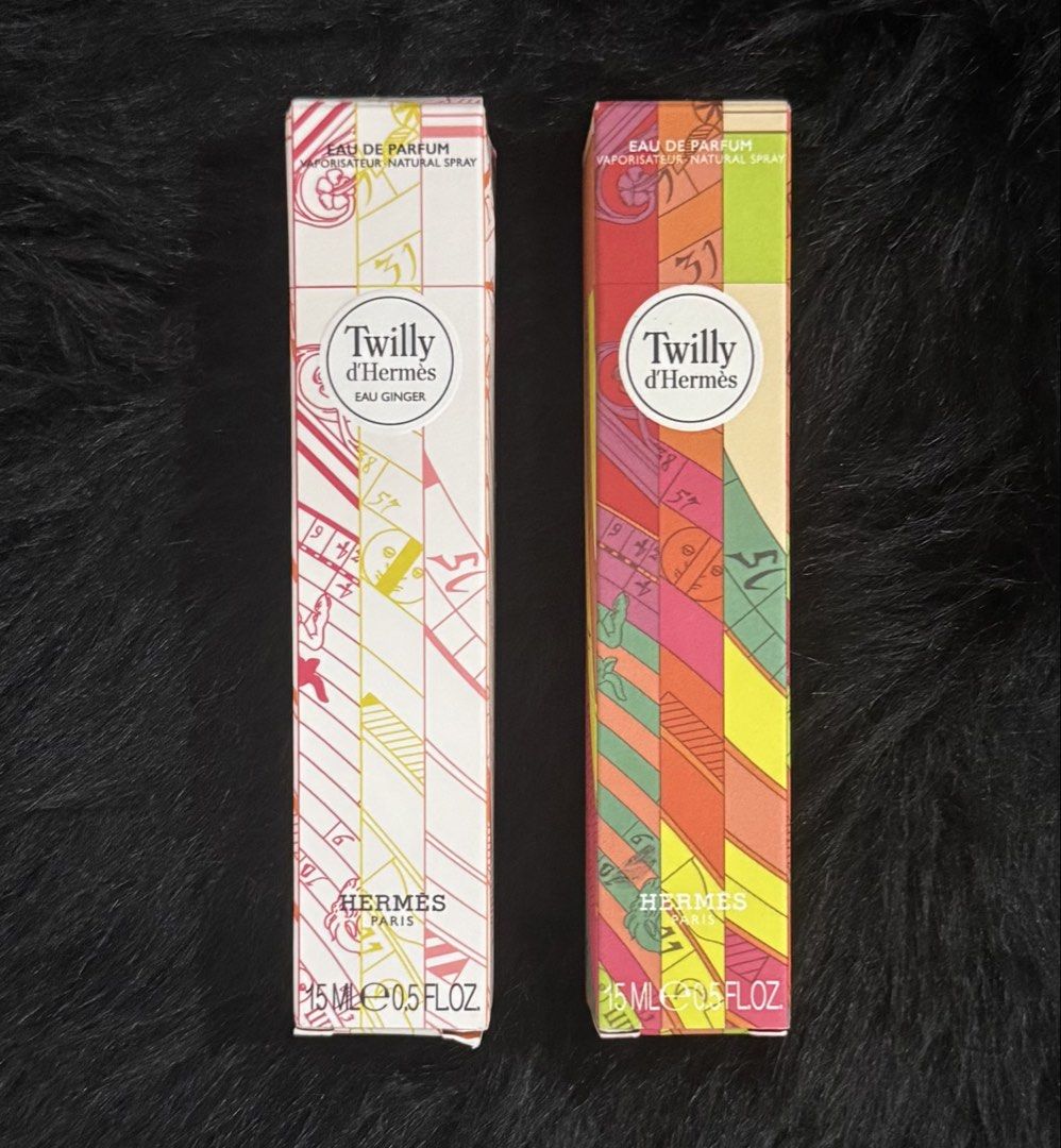 Hermès Twilly d'Hermès Eau Ginger Eau de Parfum 15ml (Category: Fragrance & Deodorants) located in Bacoor. Submitted by cielo1985 (Listing ID 1458719154, Image 1). Description: -Hermès Twilly d'Hermès Eau Ginger Eau de Parfum - Each bottle is 15ml (0.5 fl oz) - Natural spray - Brand new and sealed in original boxes - Ideal for gifting or trying out the fragrance.