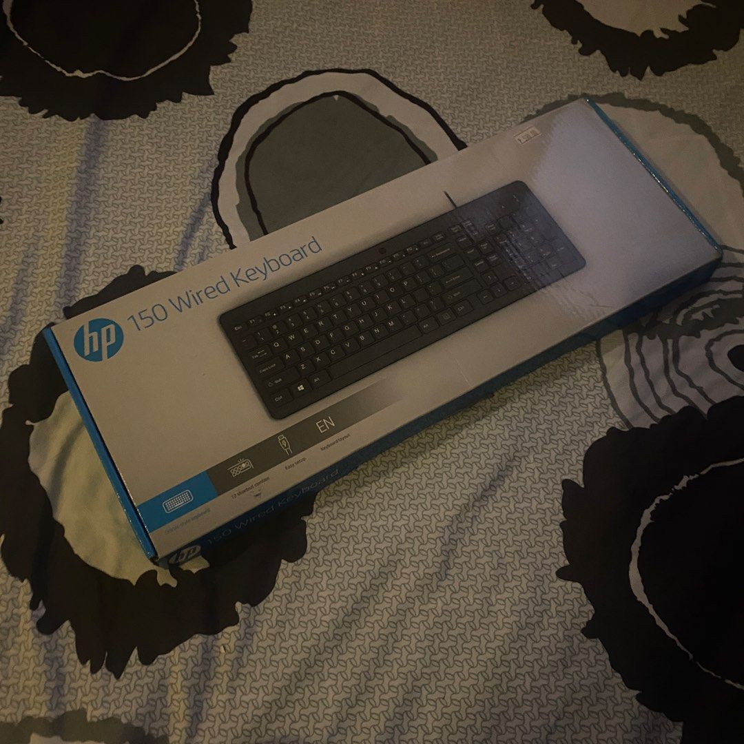 HP 150 Wired Keyboard and Wireless USB Mouse (Category: Computer Keyboard) located in Paranaque City. Submitted by thrifth4ul (Listing ID 1458780921, Image 2). Description: Buy 1 HP 150 Keys Keyboard, Get 1 HP Wireless USB Mouse (NO LAST PRICE) Original Price: ₱590 Keyboard and ₱890 Mouse Condition: 10/10 - Both in perfect condition and working. Never nagamit, nakatambak pa. Mouse is still sealed. Keyboard is unsealed because I had to test if it’