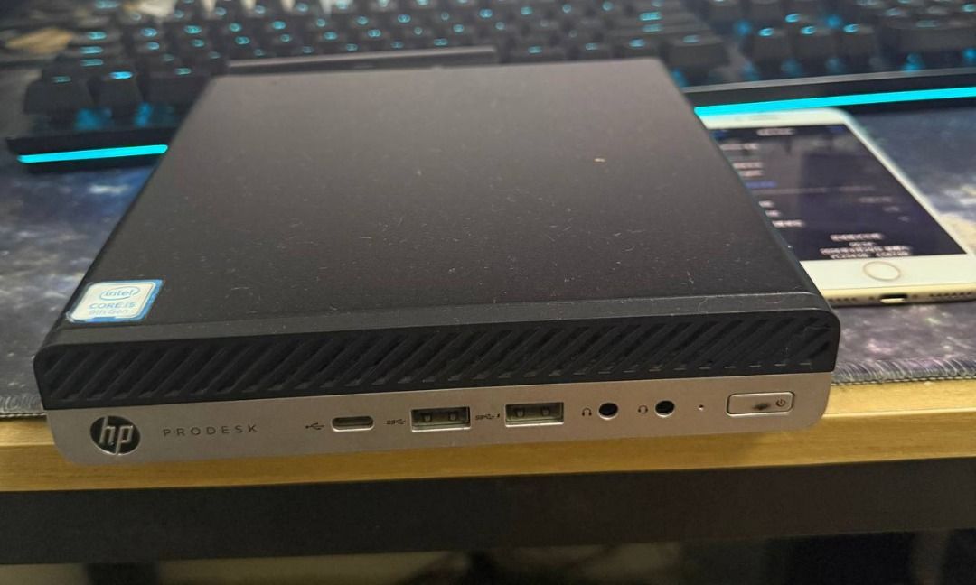 HP ProDesk 600 G5 Desktop Mini PC - Intel Core i5 9th Gen (Category: Desktops) located in Mandaluyong City. Submitted by jenerously (Listing ID 1458818812, Image 1). Description: - HP ProDesk 600 G5 Desktop Mini - Intel Core i5-9500T CPU @ 2.20GHz - 16GB RAM - 477 GB SSD + 1.38 TB SSD Storage - Intel UHD Graphics 630 -MAKATI.