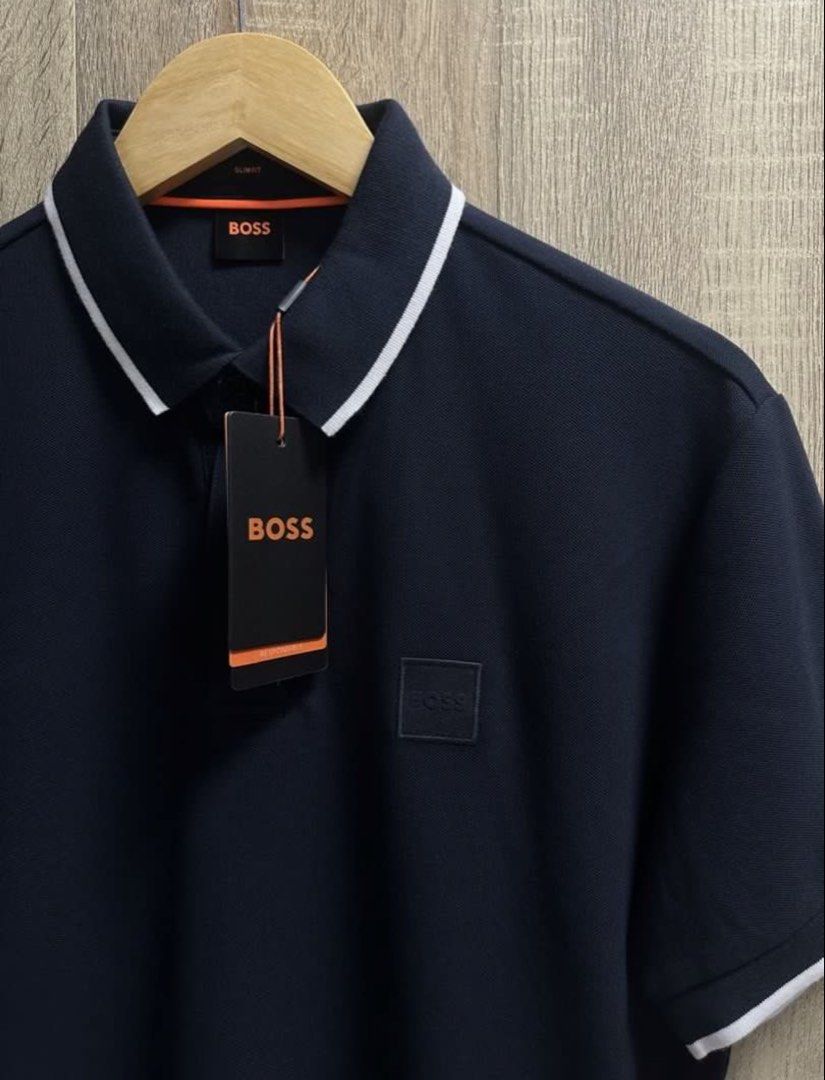 Hugo Boss Box Logo Polo Shirt (Category: Tshirts & Polo Shirts ) located in Imus. Submitted by rckrmns (Listing ID 1458868355, Image 2). Description: Hugo Boss Box Logo Polo Shirt Size Large W 21.5 L 28 Brand new w hangtags.