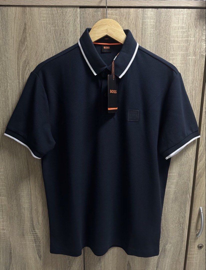 Hugo Boss Box Logo Polo Shirt (Category: Tshirts & Polo Shirts ) located in Imus. Submitted by rckrmns (Listing ID 1458868355, Image 1). Description: Hugo Boss Box Logo Polo Shirt Size Large W 21.5 L 28 Brand new w hangtags.