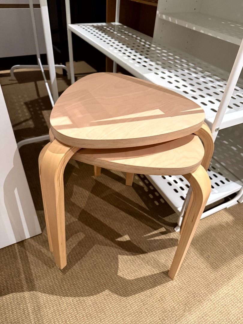 Ikea Stackable Stools (2 available) (Category: Chairs) located in Singapore. Submitted by efr.0000 (Listing ID 1458756418, Image 1). Description: Retail $25 each. Selling both for $10 (fixed price). Fast deals only - please do not ask for measurements/more photos, make appt to view if keen. No delivery, prices are self collection price. Arrange your own movers/lalamove. *Please READ T&C below before asking questions, thanks!* --- TERMS & CONDITIO