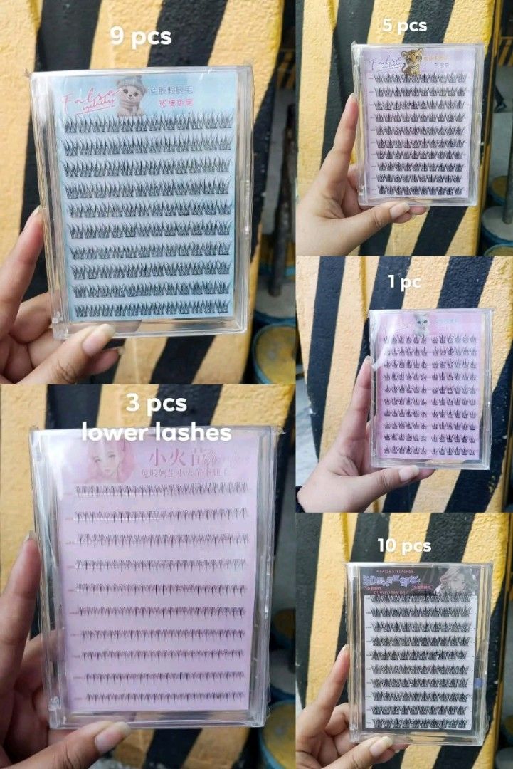 Individual Cluster False Eyelashes - Various Packs (Category: Makeup) located in Manila. Submitted by rlndhenise (Listing ID 1458726841, Image 1). Description: OPEN FOR TAKE ALL 12PCS CLUSTER LASHES WITH TWEEZER NA MGA ATECCO - ₱540 NA LANGS.