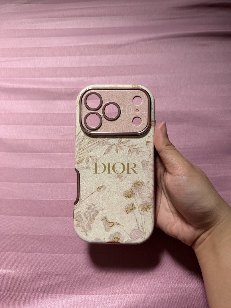 Iphone 17 pro Case (Category: Cases & Sleeves) located in Batangas. Submitted by hellogieeee (Listing ID 1458713195, Image 2). Description: Selling my Personal used Cases. Twice or Thrice used only. Dior Case - almost New (na stock lang) Leopard Case - used 2-3 times only Maroon Case - used few times pumatak lang kaya may paint fades FOR TAKE ALL! Rfs: Decluttering LOC: Lipa, Batangas MOP: gcash/ bank transfer MOD: LBC / Lalamove / meet up malapi