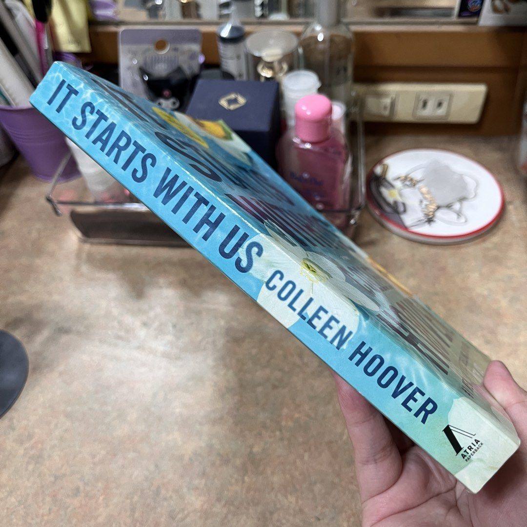 It Starts With Us by Colleen Hoover (Category: Storybooks) located in Antipolo. Submitted by declutteredthrifts (Listing ID 1458843037, Image 3). Description: - paperback - still in good condition just has minor signs of usage.