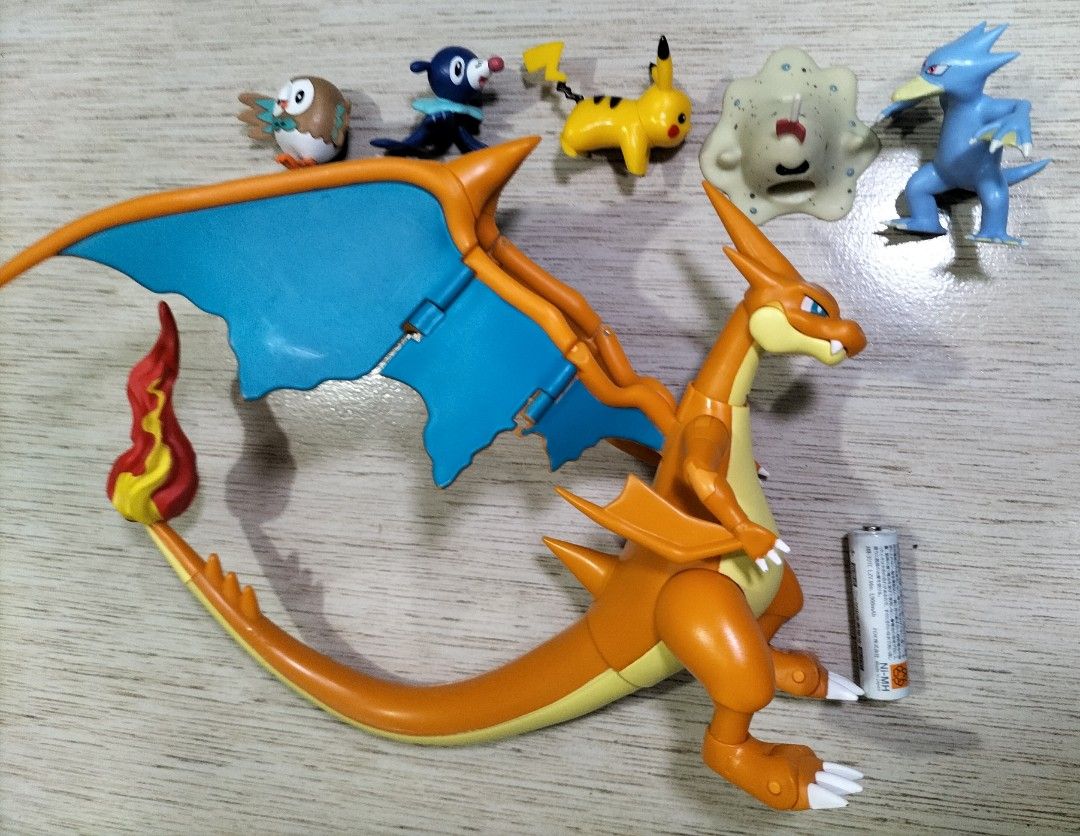 Jazwares Mega Charizard Y and Friends (Category: Figurines & Statues) located in Manila. Submitted by dairon001 (Listing ID 1458708892, Image 1). Description: selling Authentic Jazwares Pokemon Select Mega Charizard Y. with free authentic Pokemon from Jazwares also..