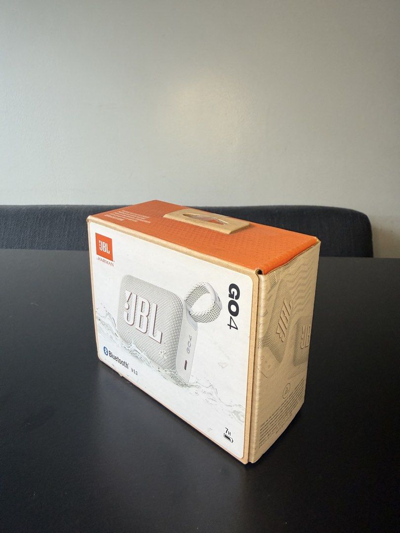 JBL GO4 Portable Waterproof Bluetooth Speaker (Category: Soundbars, Speakers & Amplifiers) located in Makati City. Submitted by secondlife.inventory (Listing ID 1458762450, Image 3). Description: - JBL GO4 Speaker - Grab and go design for portability - Waterproof and dustproof - Up to 7 hours of playtime - Bluetooth v5.3 connectivity - Comes in original packaging - Ideal for outdoor adventures or home us - Brand New and Sealed Pick Up: BGC MOP: G