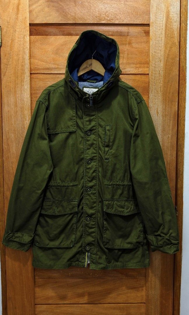 KAMA CLASSICS PARKA JACKET (ARMY GREEN) (Category: Coats, Jackets and Outerwear) located in Tabuk. Submitted by gooddropsofficial (Listing ID 1458869956, Image 2). Description: KAMA CLASSICS PARKA JACKET (ARMY GREEN) UTILITY POCKETS / CASUAL JACKET ▪️ WIDTH: 23.5" ▪️ LENGTH: 33" ▪️ SIZE: LARGE ▪️ COLOR RATE: GOOD AS NEW ▪️ CONDITION: GOOD AS NEW ▪️ ISSUE: NONE ▪️ WASHED AND READY TO USE.