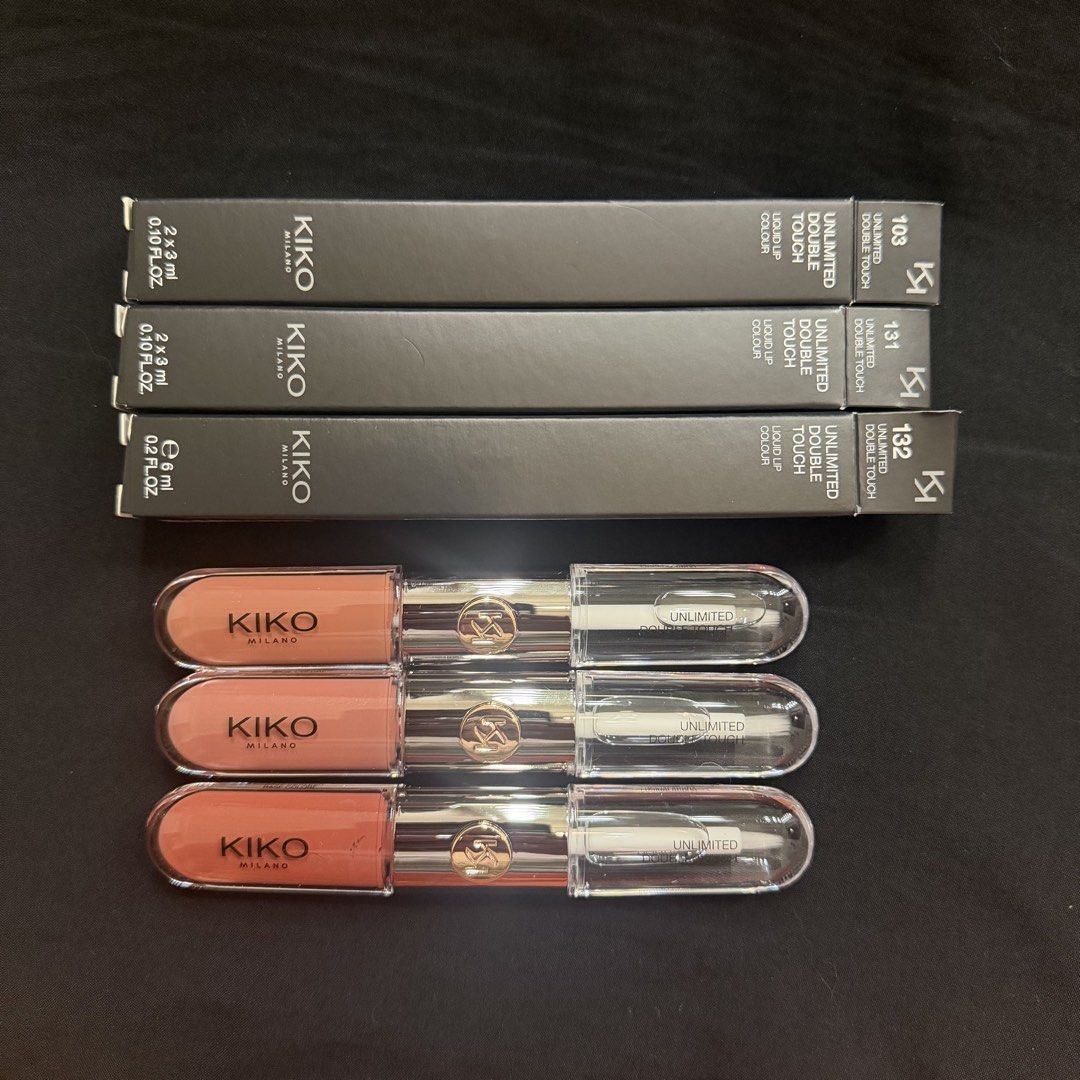 KIKO Milano Unlimited Double Touch 132 (Category: Makeup) located in Manila. Submitted by nandkpasabuy (Listing ID 1458847859, Image 1). Description: KIKO Milano Unlimited Double Touch Available shades: 132 103 & 131 ❌ SOLD - ₱950 (FIXED PRICE) - Authentic/Brand New With Box - SRP: ₱1,400 Disclaimers: All items are brand new, and some were only used once but have already been properly sanitized. Strictly no return, no refund, no warranty policy. 