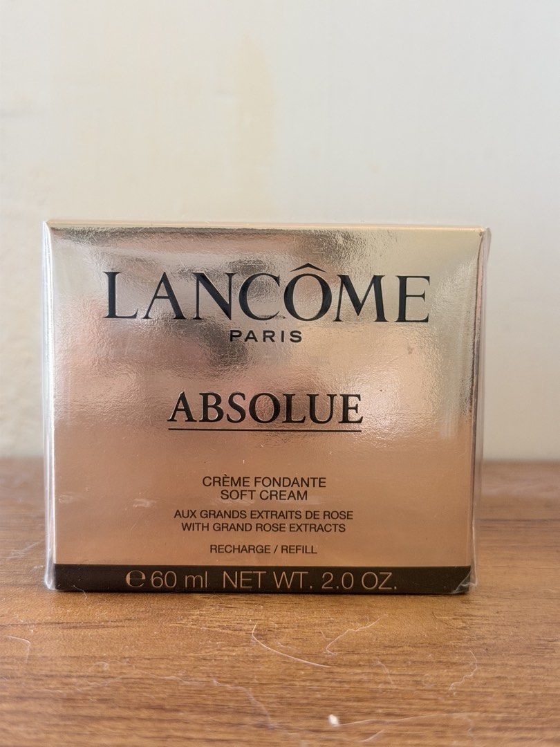 Lancome Absolue Soft Creme Refill 60ml (Category: Face Care) located in Pasig City. Submitted by offsrping (Listing ID 1458699589, Image 1). Description: BRAND NEW SEALED AND AUTHENTIC MFG : 2023 REFILL CAPSULE 60ml original price is 20k+ Kapitolyo, Pasig.
