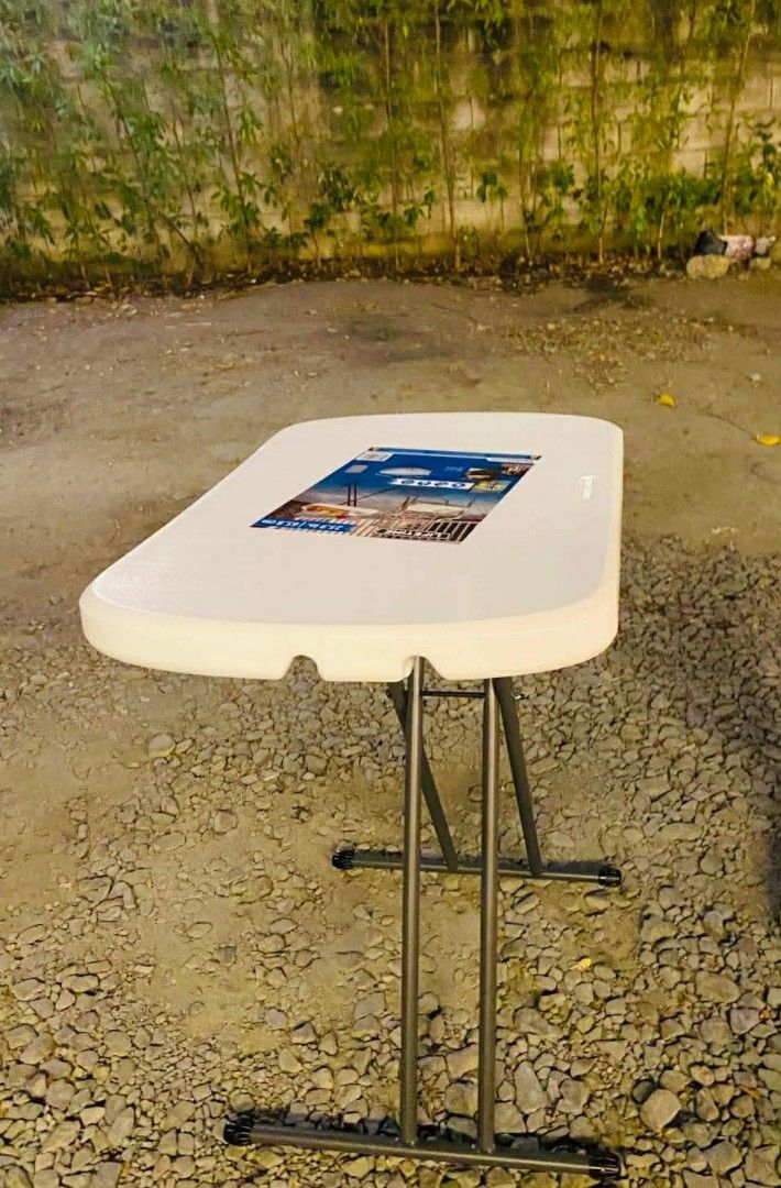Lifetime table and lifetime chairs (Category: Tables & Sets) located in Manila. Submitted by joydolor (Listing ID 1458815668, Image 2). Description: Lifetime Brand Tables & Chairs - 6ft table fold in half Rs Price: 3200🏷️ - 4ft table Solid Top Rs Price: 2350🏷️ - 2ft Personal Table Rs Price: 1,500🏷️ - Foldable Classic Chair Rs Price: 1,550🏷️ - Foldable 6ft Bench Chair Rs Price: 2350🏷️.