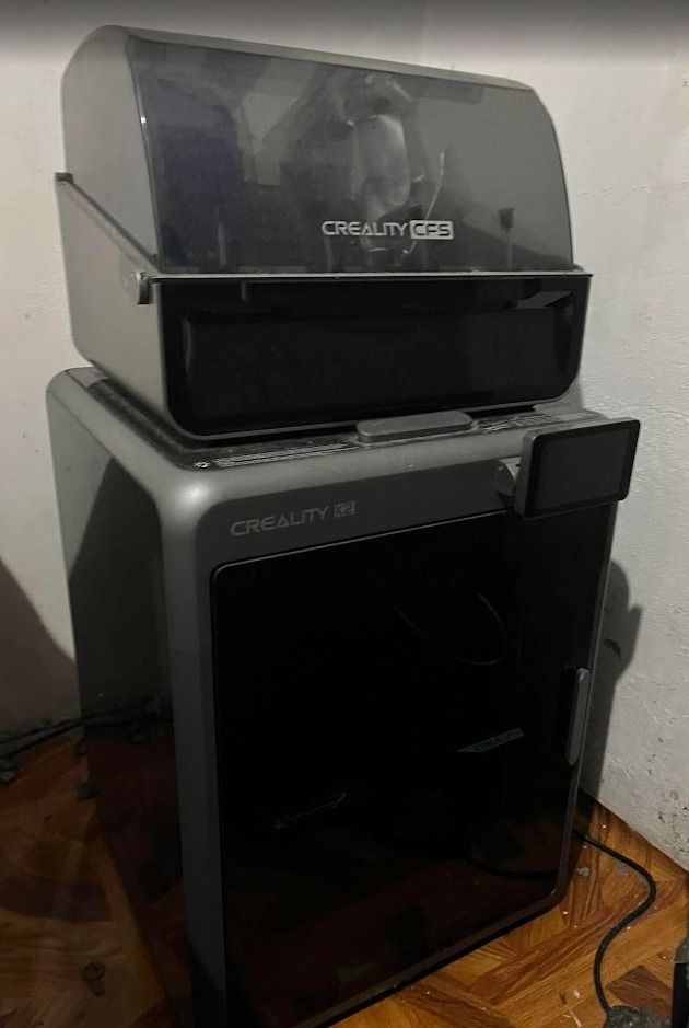 (LIKE NEW) Creality K2 Combo 3D Printer (with CFS Multi-Color System) (Category: Printers, Scanners & Copiers) located in Davao. Submitted by dle2026 (Listing ID 1458739007, Image 2). Description: Creality K2 Combo 3D Printer (Used 2x Only / Like New) Condition: Like New / Open Box (Printed 2 times only for testing) Includes: Creality K2 Main Unit + Creality Filament System (CFS) + Original Box & Accessories Highlights: Virtually Brand New: Only 