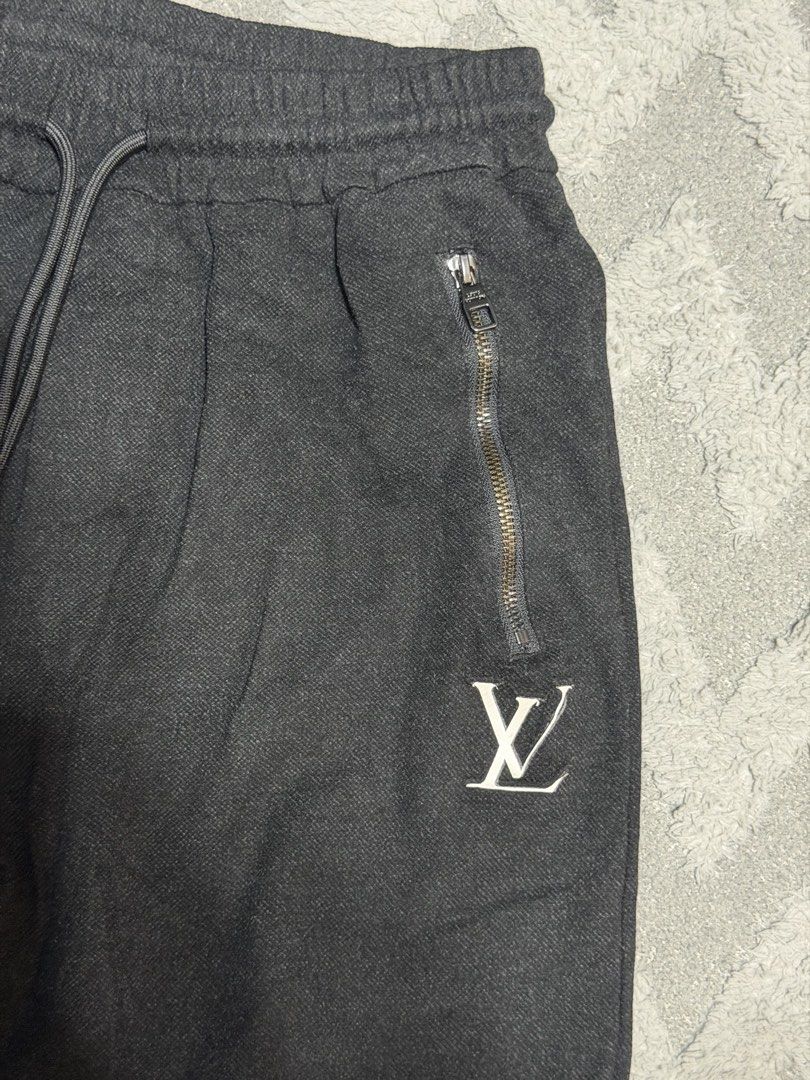 Louis Vuitton - Drawsting Charcoal Grey Pants (Category: Other Bottoms) located in Cavite. Submitted by commoncourtesy (Listing ID 1458856800, Image 2). Description: Size medium.