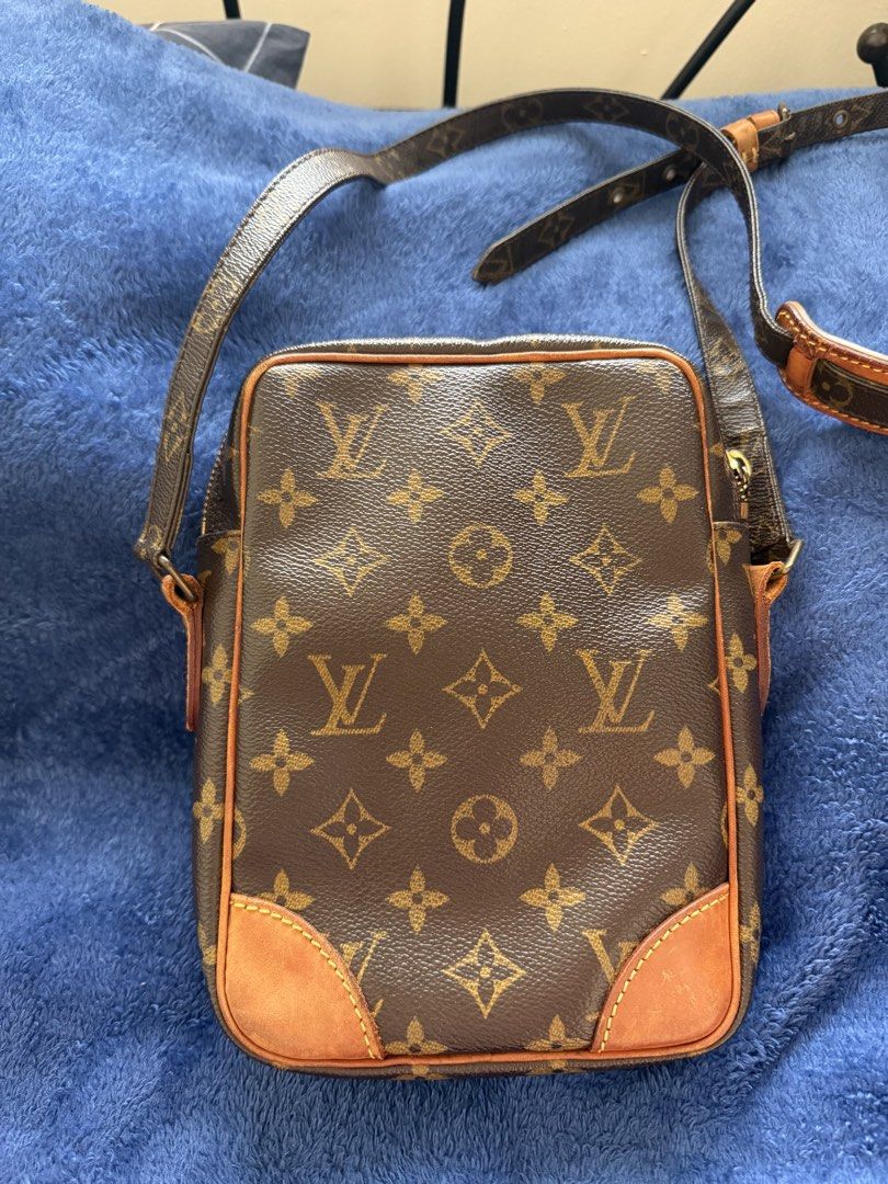 Louis Vuitton Monogram Canvas Crossbody Bag (Category: Luxury Bags & Wallets) located in Tarlac. Submitted by rachellego54060 (Listing ID 1458887553, Image 3). Description: LV danube crossbody bag original💯 - Monogram canvas with leather trim and strap - Secure zipper closure - Ideal for everyday use.