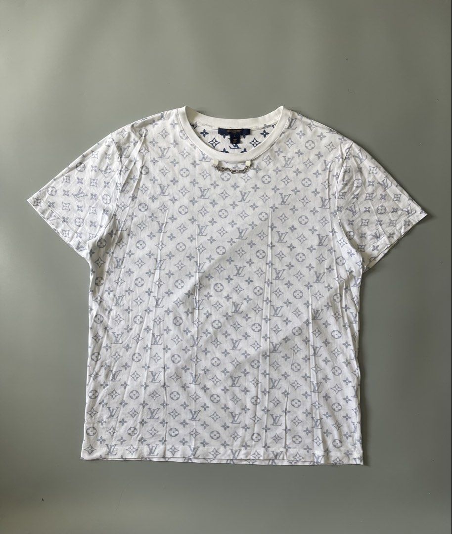 LOUIS VUITTON MONOGRAM SHIRT (Category: Tshirts & Polo Shirts ) located in Manila. Submitted by 5kcollectiveph (Listing ID 1458776665, Image 1). Description: LV MONOGRAM -Size: Medium -Width: 20.5 -Length: 27 -Color rate: 9.5”10 -Like new .