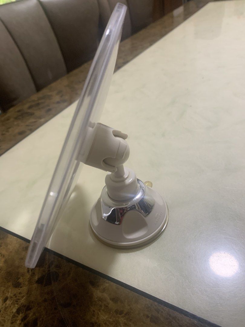 Makeup mirror (Category: Mirrors) located in Singapore. Submitted by syed33 (Listing ID 1458697367, Image 2). Description: 7 inches diameter Slight dent on the frame - can be seen in picture w.