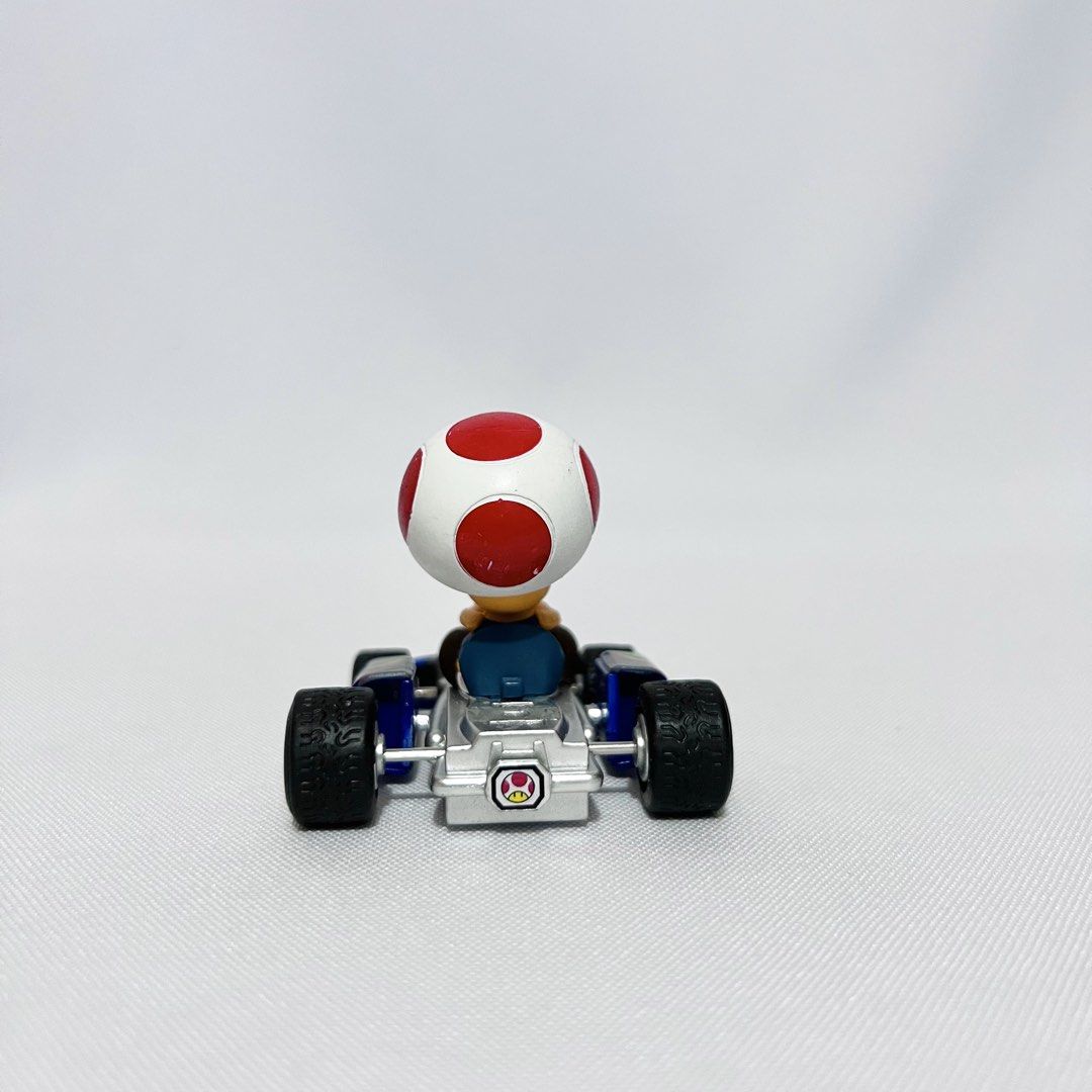 Mario Kart Toad Pull-back Car 6x4.5cm - Php 280 NOTE: w/ minor paint chips (Category: Vehicle & Diecast Models) located in Davao. Submitted by pandorastoybox (Listing ID 1458767809, Image 3). Description: Mario Kart Toad Pull-back Car 6x4.5cm - Php 280 NOTE: w/ minor paint chips .
