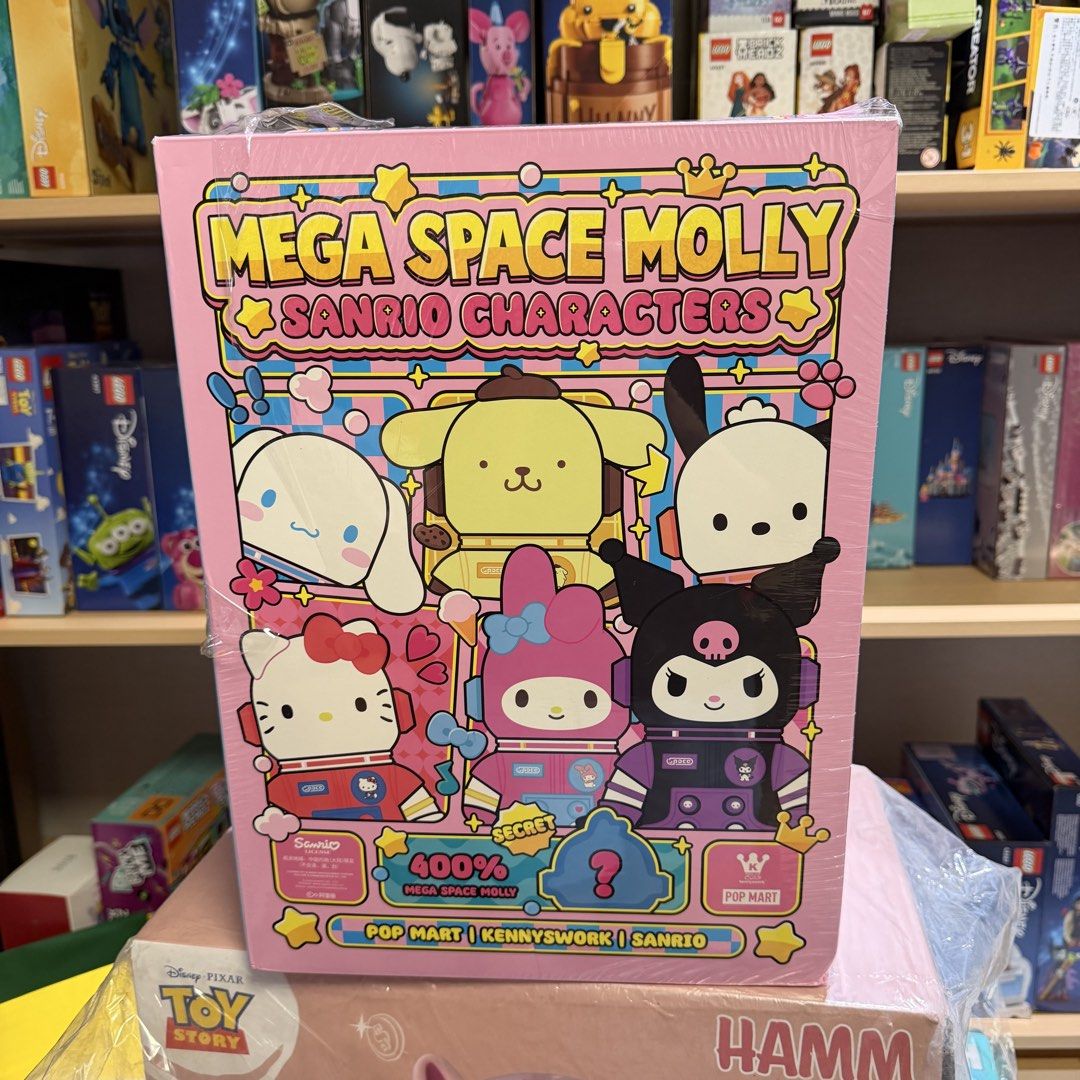 MEGA SPACE MOLLY Sanrio POMPOMPOURIN (Category: Designer & Blind Box Toys) located in Manila. Submitted by toysunlimited (Listing ID 1458747904, Image 1). Description: - MEGA SPACE MOLLY Sanrio Characters blind box - Features popular Sanrio characters: Kitty, My Melody, Kuromi, Pompompurin, Cinnamoroll, and Pochacco - Collectible art toy from Pop Mart - Ideal for Sanrio fans and collectors Opened- pompompourin .