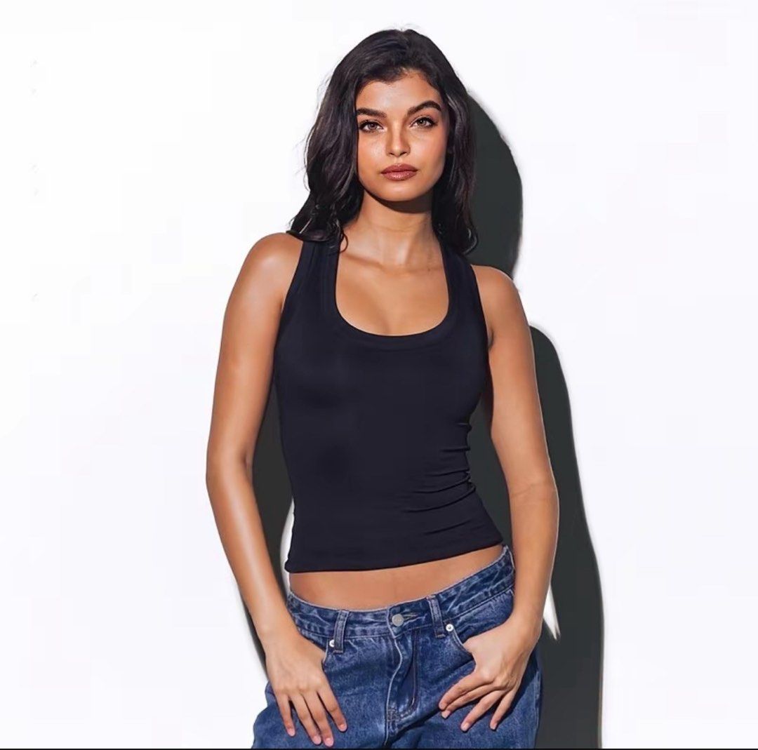 MERA Gia racerback Tank Top (Category: Sleeveless) located in Davao. Submitted by live.devra (Listing ID 1458717800, Image 1). Description: Brand New ˚˖𓍢ִ໋❀ (never used) Size: XS .