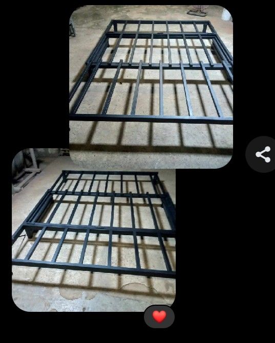 Metal Sofa Bed - Queen size (Category: Bed Frames & Mattresses) located in Cainta. Submitted by yanyanstuffs (Listing ID 1458861452, Image 2). Description: customized, no brand bought for 8.5k on Nov 2024. foam/cushion not included, sample only RFS: need to replace, too big for the apartment **cross-posted in Threads.