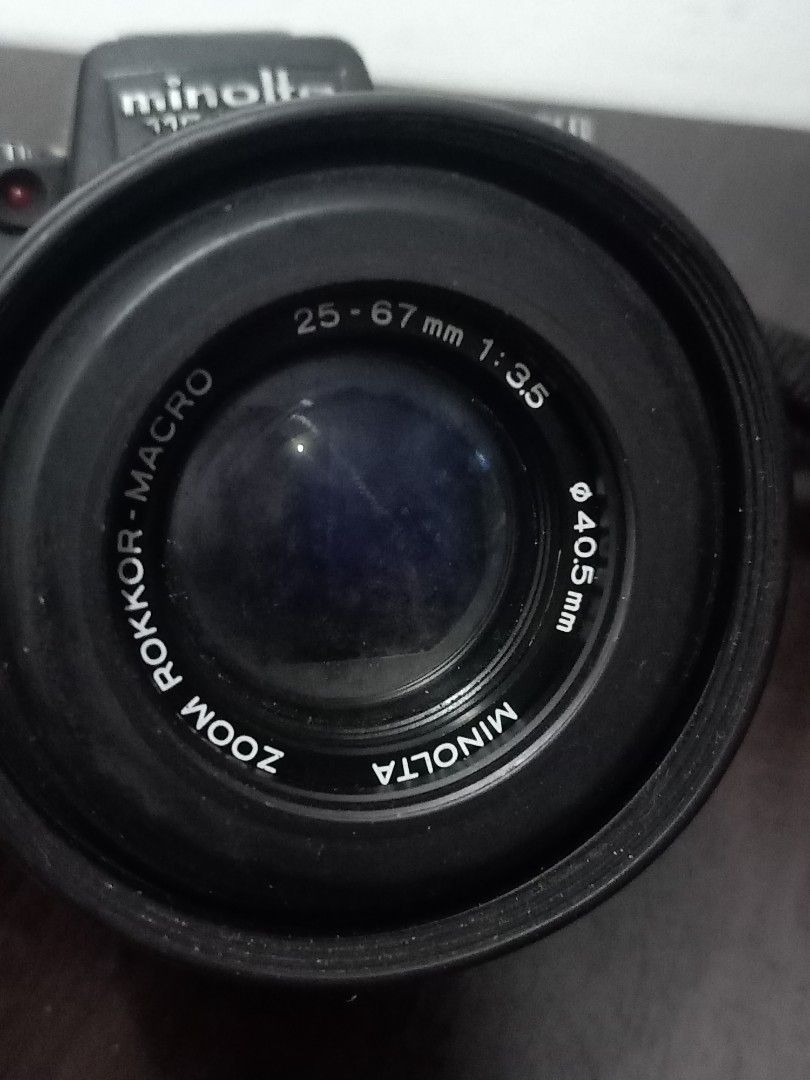 Minolta film camera (Category: Cameras) located in Las Pinas. Submitted by the_recycle_shop (Listing ID 1458825067, Image 3). Description: Untested selling as defective Buy at your own risk.