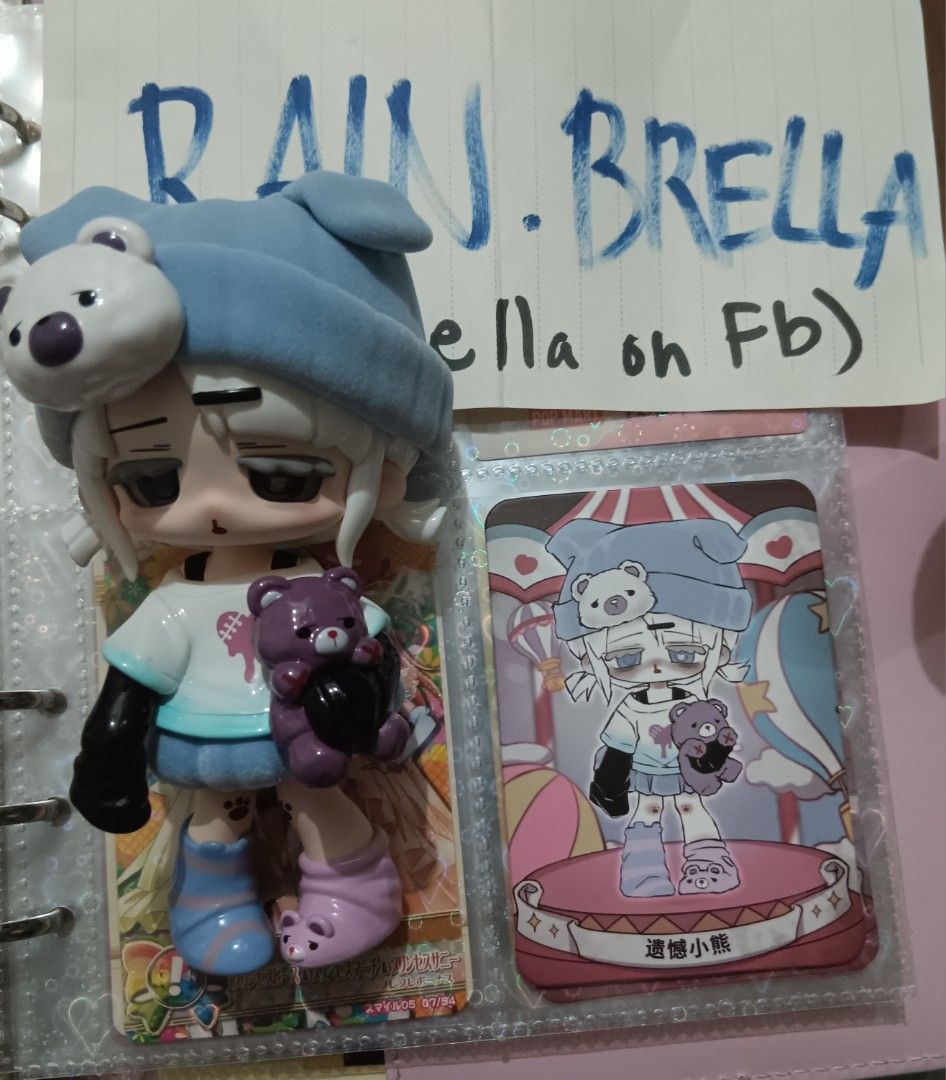 Missy Gothic Lolita Blind Box Bear (Category: Designer & Blind Box Toys) located in Pasay City. Submitted by rain.brella (Listing ID 1458790725, Image 1). Description: Only displayed. Somewhat heavy for a blind box figure. The box was damaged, so I just threw it away. Includes figure and card..