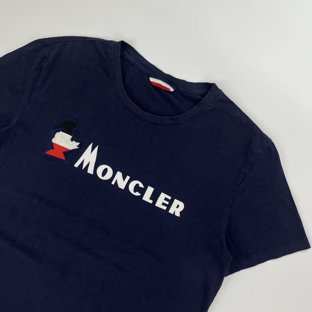 MONCLER TEE✨ (Category: Luxury Apparel) located in Iloilo. Submitted by anonymous_ph (Listing ID 1458850552, Image 3). Description: MONCLER TEE✨ SIZE-LARGE -WIDTH 19 -LENGTH 26 -CR 9/10 (NEED WASH ONLY NO FLAW) EXCELLENT DM IF INTERESTED 📩.