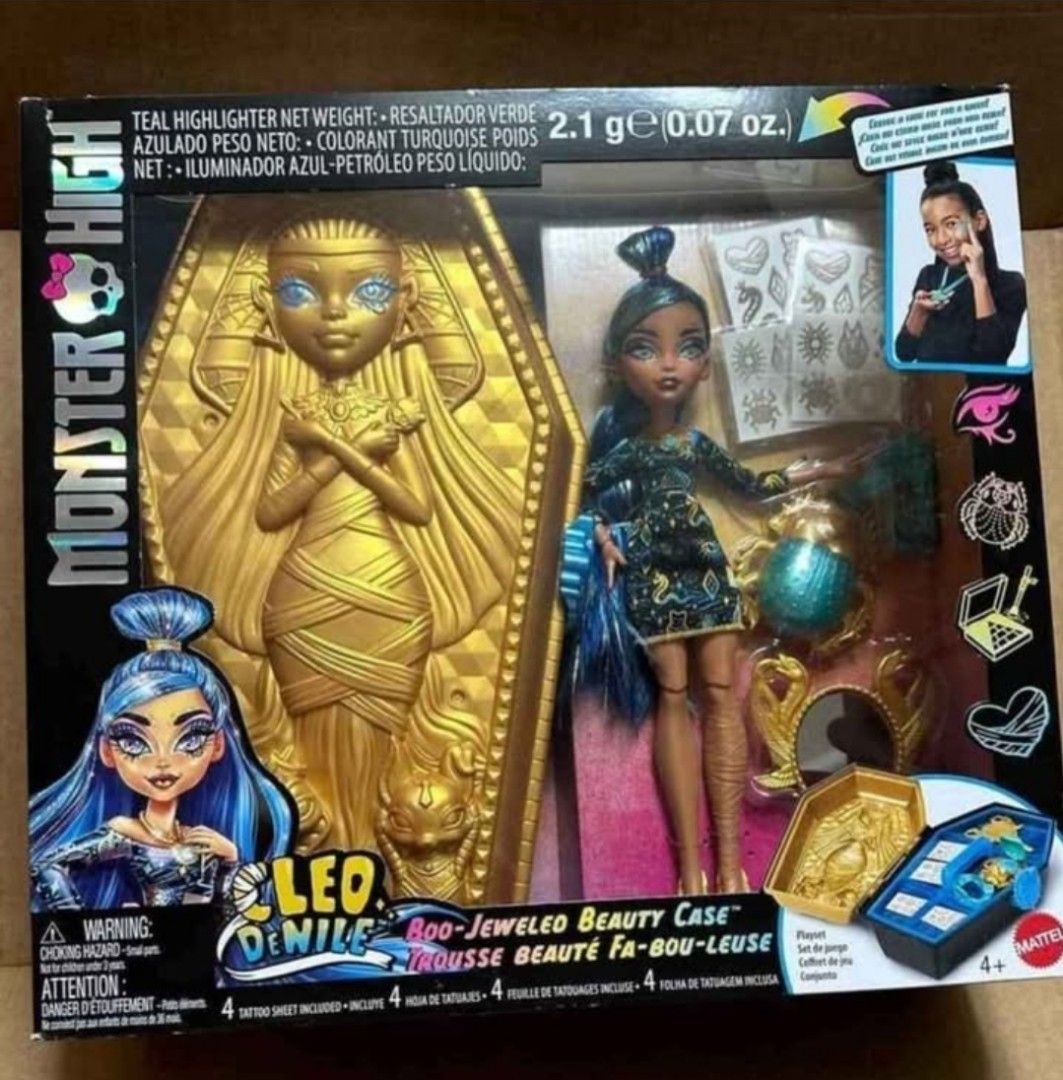 Monster high cleo de nile doll (Category: Figurines & Statues) located in Manila. Submitted by andy.andy23 (Listing ID 1458728282, Image 2). Description: Price: 2000 fix. MOP:GCash Courier: Lalamove (same day delivery) Location : alabang Shipping at buyer's expense..
