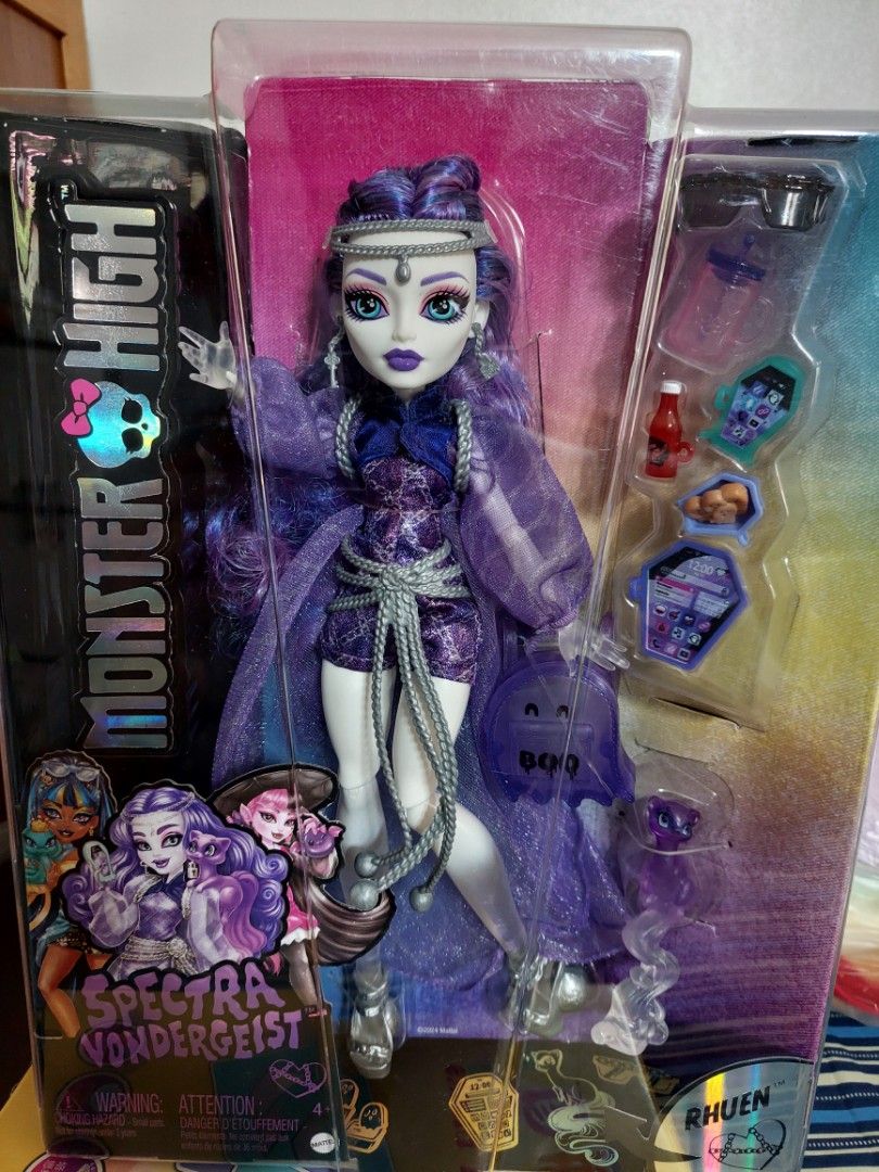 Monster high spectra doll (Category: Figurines & Statues) located in Manila. Submitted by andy.andy23 (Listing ID 1458729563, Image 2). Description: Price: 2600. MOP:GCash Courier: Lalamove (same day delivery) Location : alabang Shipping at buyer's expense..