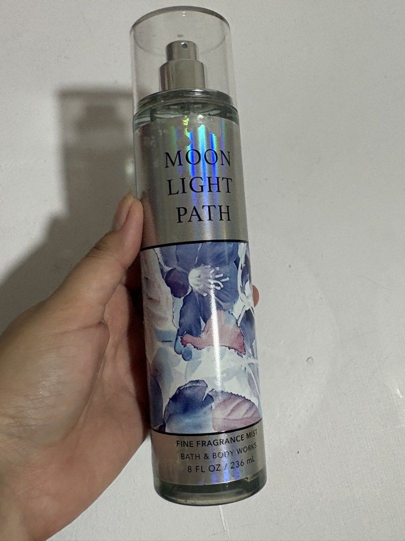 MOON LIGHT PATH - Bath & Body Works Mist Perfume and Lotion (Category: Fragrance & Deodorants) located in Dasmarinas. Submitted by twiceasnewph (Listing ID 1458784176, Image 2). Description: Decluttering ( maalikabok due to storage) Each item ₱700 Package ( perfume & lotion) ₱1,250 .