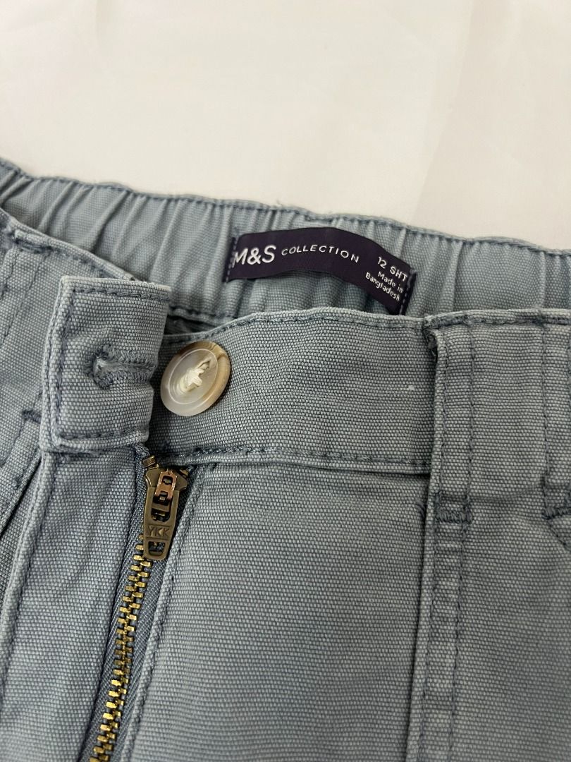 Marks & Spencer Trousers/ Pants (Category: Jeans) located in Quezon City. Submitted by max.declutter (Listing ID 1458771428, Image 3). Description: - Color: Light Blue - Fit: High rise-Straight leg - Features: Elasticated waistband, front and back pockets - used only once! the fit wasn't right for me :( Reference photo when worn: https://www.myntra.com/trousers/marks26spencer/marks--spencer-women-relaxed-straight-fit-high-rise-trousers/26759042/b