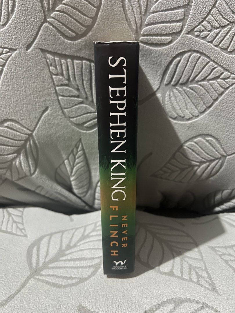 Never Flinch by Stephen King (Hardcover) (Category: Storybooks) located in Subic. Submitted by thebookowl (Listing ID 1458824178, Image 3). Description: Please avoid asking questions that are already on this post: Authentic Minor dents on dust jacket No foxing No tanning No spine crease Please refer to photos Last price posted Available unless posted otherwise.