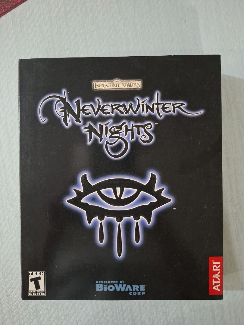 Neverwinter Nights PC Game (Category: Others) located in Marikina City. Submitted by yoh6781 (Listing ID 1458774561, Image 1). Description: - Neverwinter Nights PC Game (Original Release) - Includes Installation Discs - Comes with Instruction Manual - Features a Cloth Map of the Sword Coast - Perfect for fans of classic RPGs.