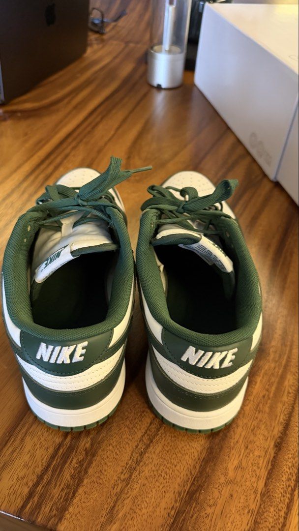 Nike Dunk Low Team Green US 10.5 / EU 44.5 (Category: Sneakers) located in Pasig City. Submitted by danuelv (Listing ID 1458769020, Image 3). Description: Used 2-3x only Pristine condition RFS: decluttering .