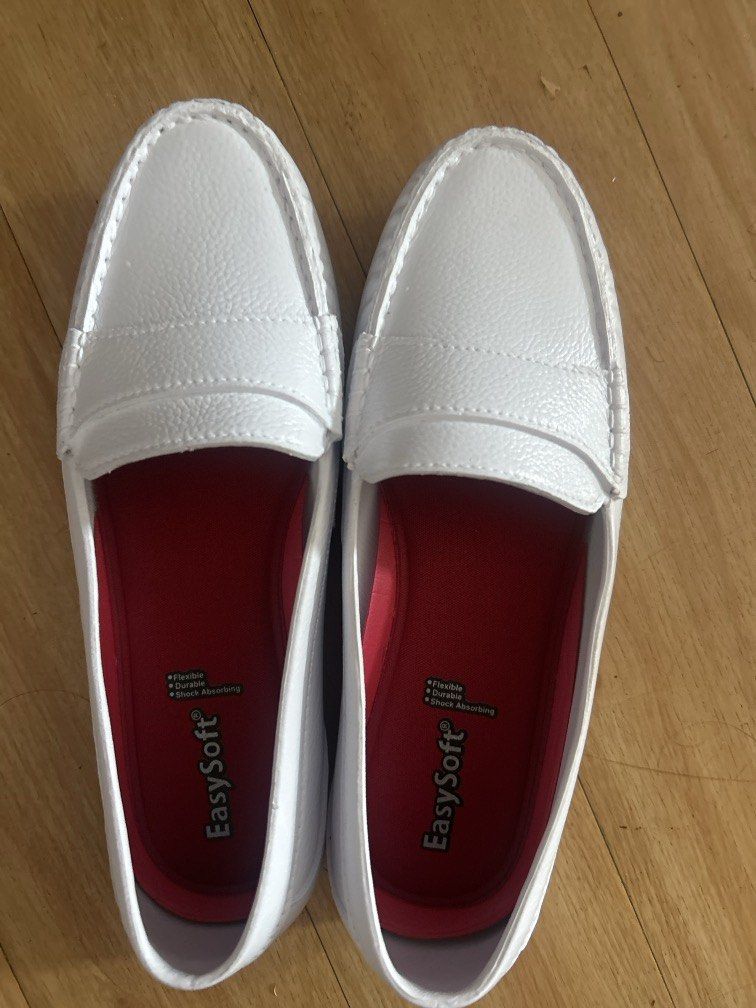 Nursing White Shoes (Category: Loafers) located in Manila. Submitted by ninnienana (Listing ID 1458750594, Image 1). Description: Just bought and only used twice .
