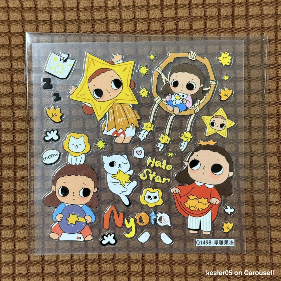 Nyota stickers (ON-HAND) (Category: Art & Prints) located in Mabalacat. Submitted by kesler05 (Listing ID 1458881742, Image 1). Description: Nyota stickers for sale ✨ On-hand 2 for ₱150 Location: Mabalacat City, Pampanga MOD: ships via J&T, meet-up, or SDD via Lalamove.