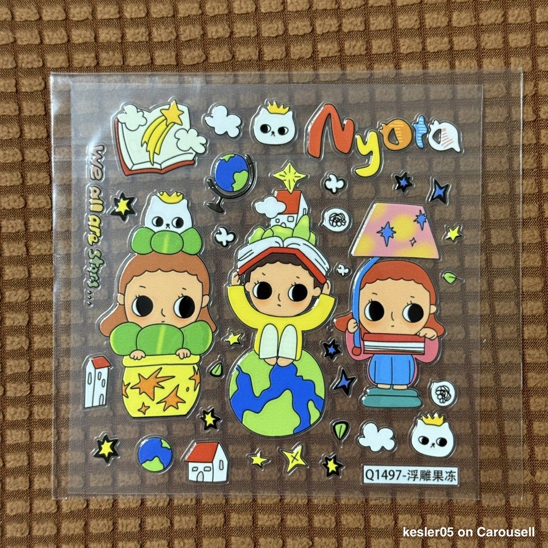 Nyota stickers (ON-HAND) (Category: Art & Prints) located in Mabalacat. Submitted by kesler05 (Listing ID 1458881742, Image 3). Description: Nyota stickers for sale ✨ On-hand 2 for ₱150 Location: Mabalacat City, Pampanga MOD: ships via J&T, meet-up, or SDD via Lalamove.