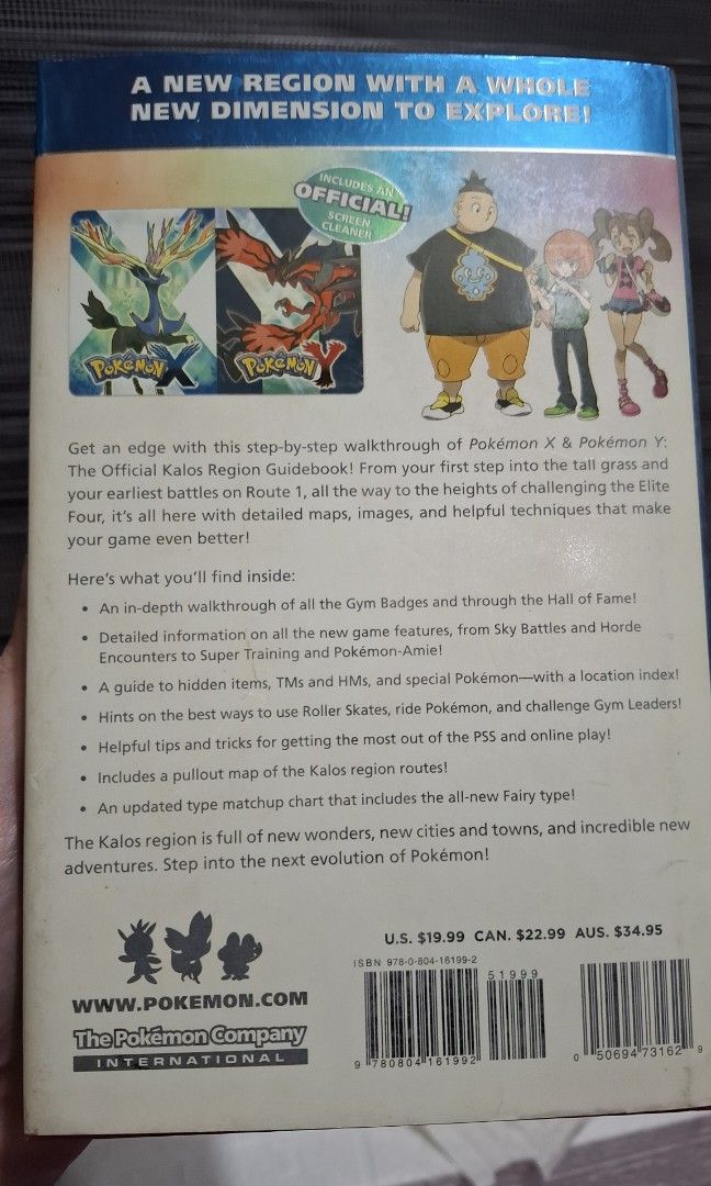 Official Pokemon X and Y Guidebook. (Category: Nintendo) located in San Juan City. Submitted by ricsgaragesale (Listing ID 1458810829, Image 2). Description: Official Pokemon X and Y Guidebook. Price: 1,500 PHP - Authentic. - Used - Good condition, kindly check the pictures for item condition. Note: All items are clean before posting and selling it. Meet up locations: Cubao or Greenhills. Modes of delivery: Lalamove, Grab, J&T or LBC. Note: Shipp
