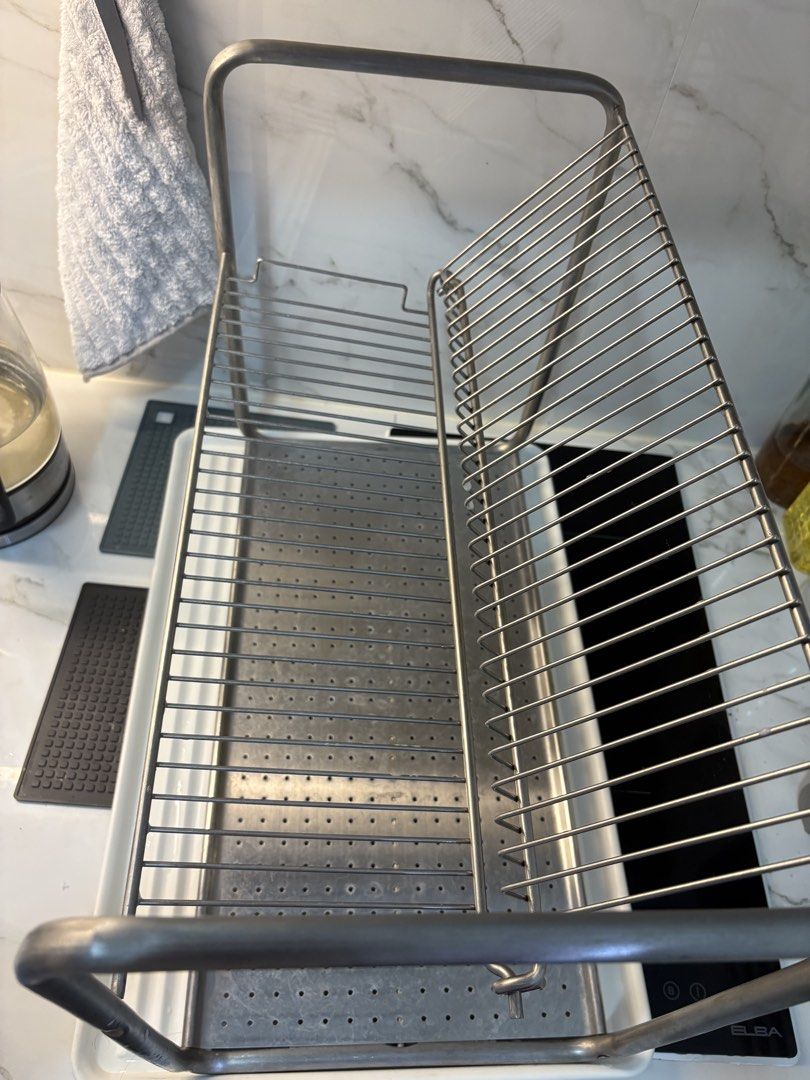Ordning Dish Drainer (Stainless Steel) (Category: Dishwasher) located in Makati City. Submitted by r_lopez (Listing ID 1458766279, Image 1). Description: - Ikea product - Used for a few months - RFS: Replacing with a smaller size - Includes the tray - Stainless steel - See pics for more info - Price is still negotiable.