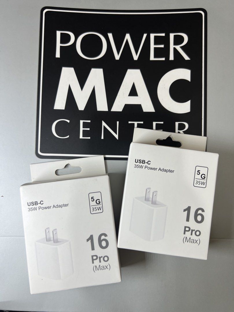 ORIGINAL iPHONE 35W POWER ADAPTER-Sealed Items (Category: Chargers & Cables) located in Manila. Submitted by jmph_ (Listing ID 1458772045, Image 1). Description: 🍎 ORIGINAL iPHONE 35W POWER ADAPTER ⚡️ Fast & Efficient Charging ✨ Brand New & Sealed ✅ 35W Power Adapter ✅ Dual USB-C Ports ✅ Perfect for iPhone, iPad & Other Compatible Devices ✅ Compact & Easy to Carry ✅ Great for Home, Office & Travel 🚚 Same-Day Delivery Around Manila 📦 Pick-up & 