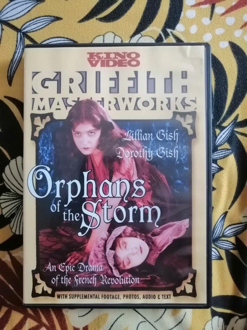 Orphans of the Storm (Category: CDs & DVDs) located in Makati City. Submitted by booksbymarvin (Listing ID 1458695010, Image 1). Description: Original DVD. Region free. Keep case. In very good condition. No scratches, no defects when played... MOP, MOD: Gcash, BPI, LBC, GRAB.