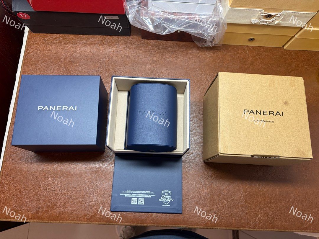 Panerai watch box (Category: Luxury Watches) located in Manila. Submitted by noah.kock1914 (Listing ID 1458805669, Image 1). Description: Brand new, unused Panerai watch box. Check pictures for details. Price is for 1 box only. Watch not included. Shipping not included. Bulk purchases for dealers available, please DM..