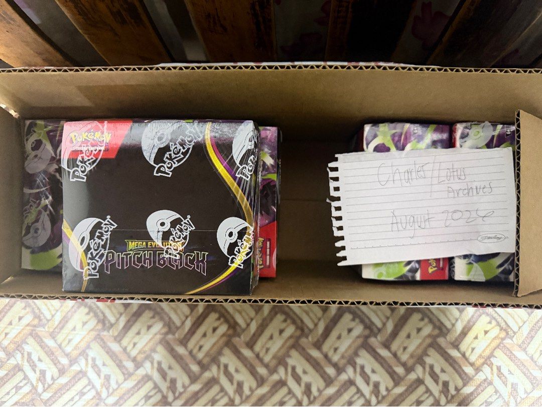 Pokemon Pitch Black Booster Box (Category: Card Boxes & Cases) located in Manila. Submitted by lotuszxc (Listing ID 1458817404, Image 1). Description: Fresh from case Location: Bulacan Shipping : LBC , Lalamove.
