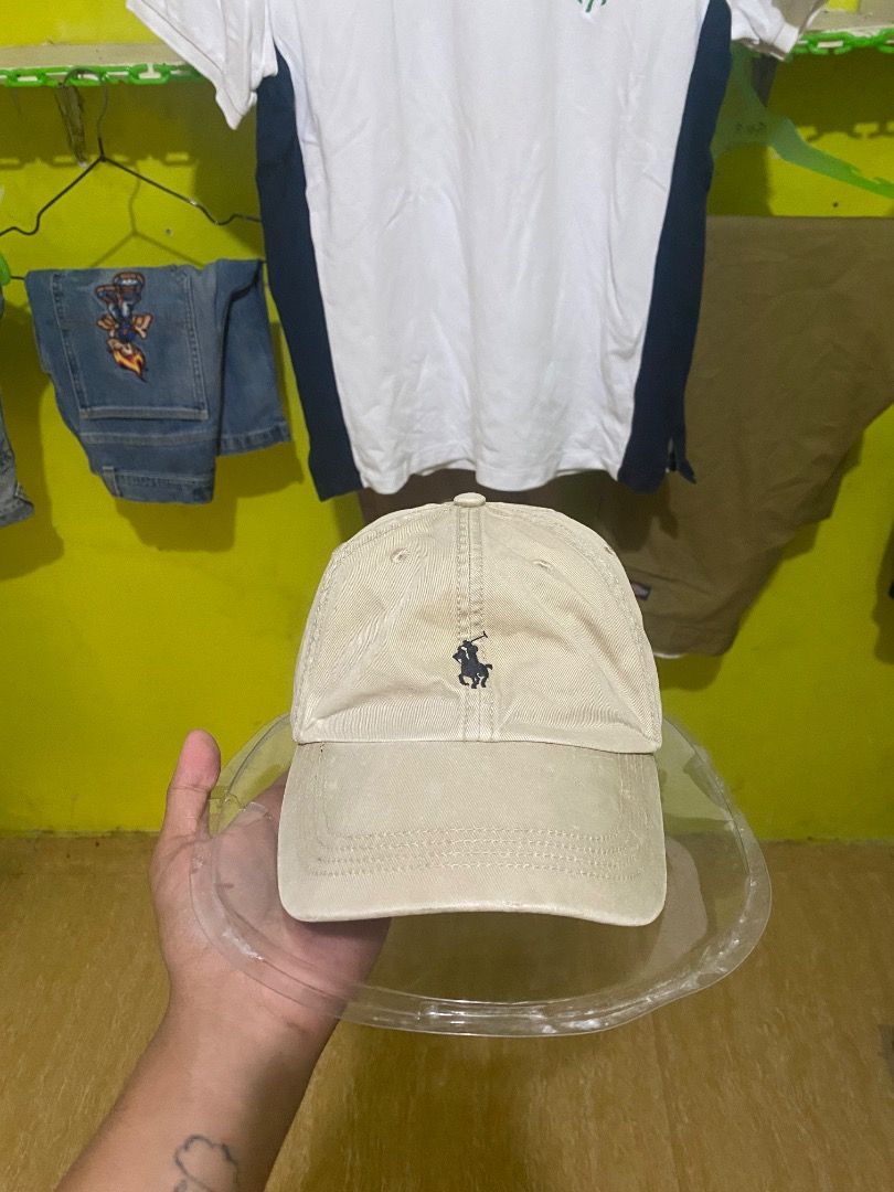 Polo Ralph Lauren Leatherstrap cap (Category: Caps & Hats) located in Aparri. Submitted by lloyd.thrft (Listing ID 1458758704, Image 1). Description: need wash CR 8.5 minimal fade for safety minimal scratch on strap.