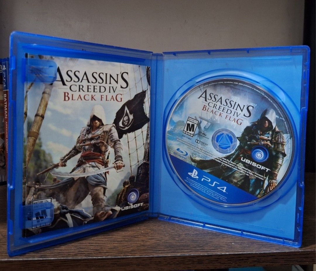 PS4 Assazins Creed (Category: PlayStation) located in General Trias. Submitted by aeunice (Listing ID 1458875118, Image 2). Description: Title: Azassins Creed Black Flag In Good Condition. Original. The plot is set in a fictional history of real-world events and follows the millennia-old struggle between the Assassins ... in Assassin's Creed IV: Black Flag. Set sail for epic journeys! Meet up / Shipping via Lalamove, JnT, Gogo Express & LBC. .